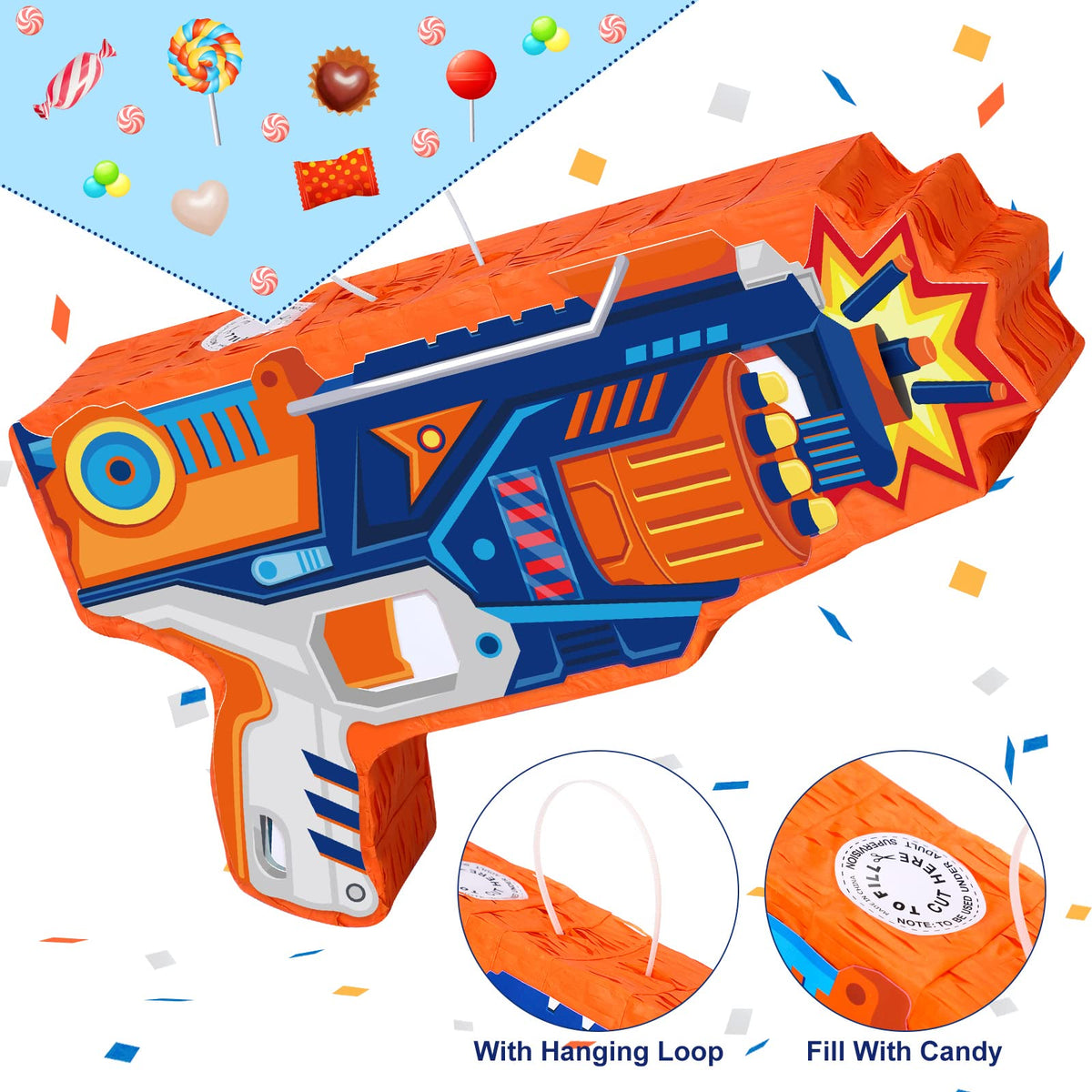 Sotiff piñata blindfold included for friendly party play