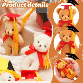 Sotiff soft-plush graduation bear; cozy gift for celebrations.