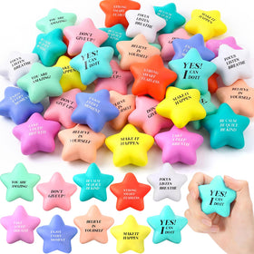 Sotiff star stress ball in light blue ready for desk fidgeting and focus