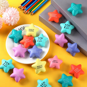 Sotiff red star stress ball compact enough for small hands and pockets