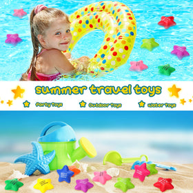 Sotiff star-stress balls measure 5.5 cm, easy to grip for all ages.