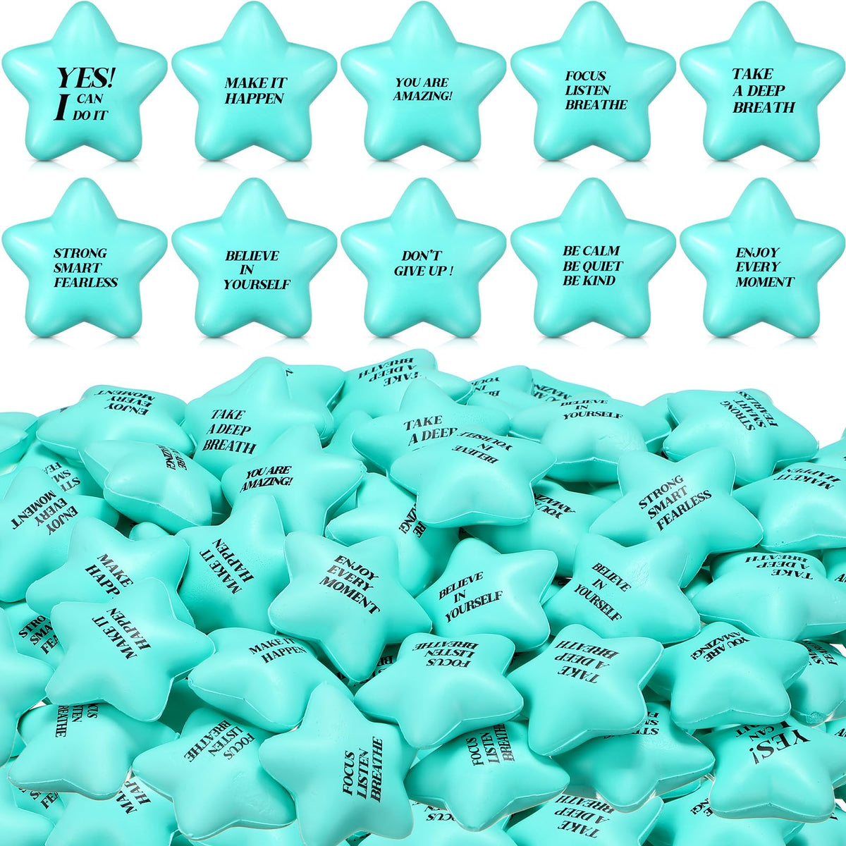Sotiff blue star stress ball 100 pack for relaxing desk fidgeting