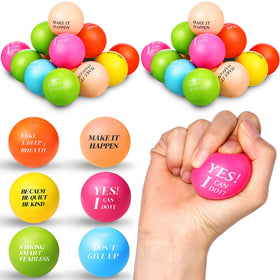 Sotiff stress ball yellow in hand showing compact size and grip comfort.