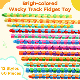 Sotiff Wacky Track close-up of 24-link snake with smooth pivots