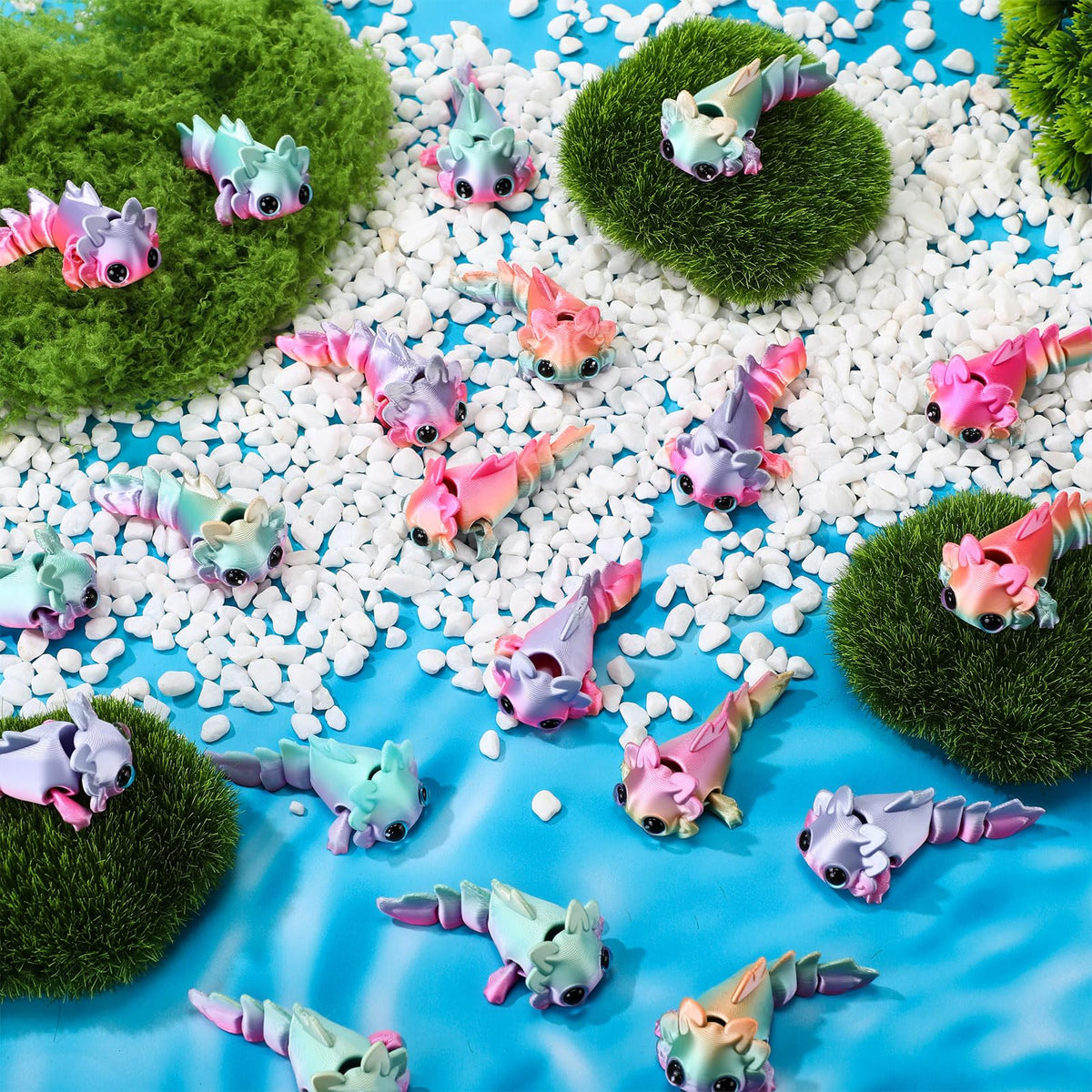 Soulchen axolotl gift wrapping accent, adds charm to gift presentation