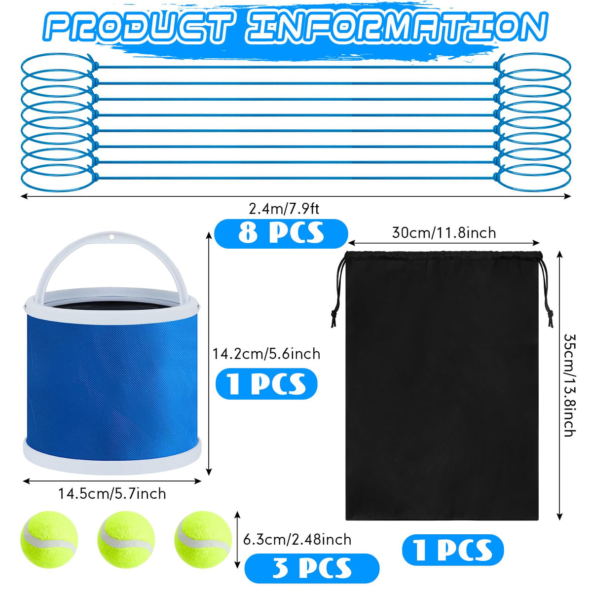 Soulchen blue drawstring detail showing flexible game ropes for play.