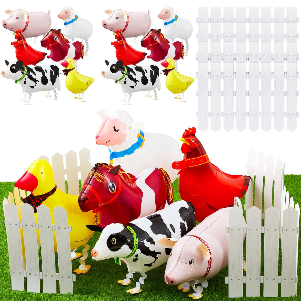 Soulchen farm animal balloon cow by brand for vibrant farm-themed party decor