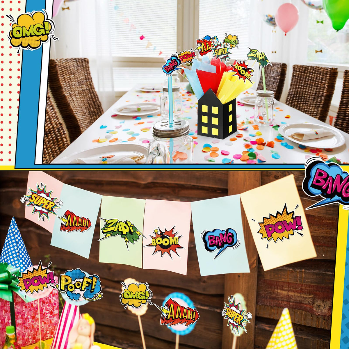 Soulchen hero theme decor elevates birthdays and showers with style