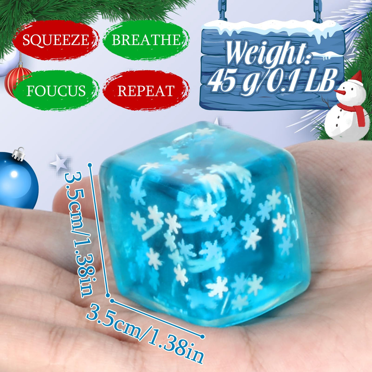Soulchen blue 20-pack stress balls for desk use and party favors