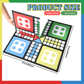 Soulchen 16 colorful pawns, vibrant pieces for lively Ludo play.