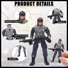 Soulchen male zombie figure adds dramatic characters for zombie battles