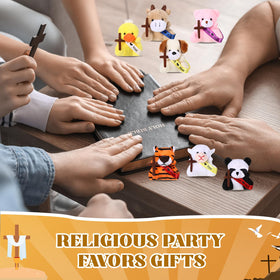 Soulchen mini plush with ribbon and cross details ideal for party favors