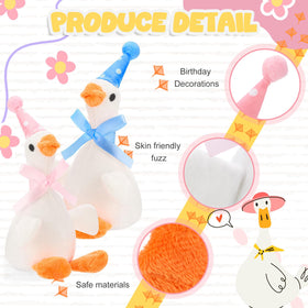 Soulchen adopt-a-goose board enhances interactive party signage.