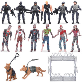Soulchen Special Forces army men figure set for imaginative play with durable PVC figures