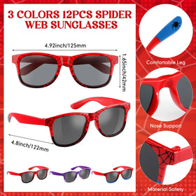 Soulchen spider eye glasses provide a playful accessory for photo moments