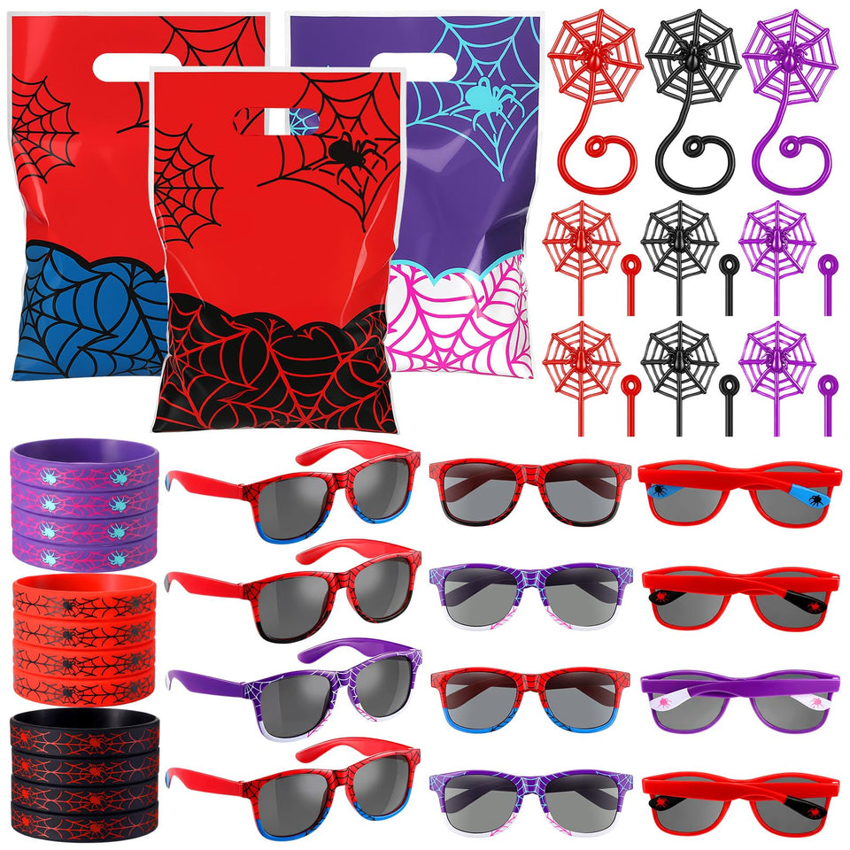 Soulchen spider silicone bracelet adds colorful fun as a party favor for kids