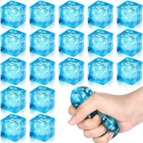 Soulchen ice cube stress ball with snowflakes inside for calming hand therapy