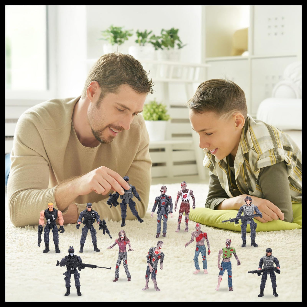 Soulchen unboxing military toy set image showcases versatile play and display ideas