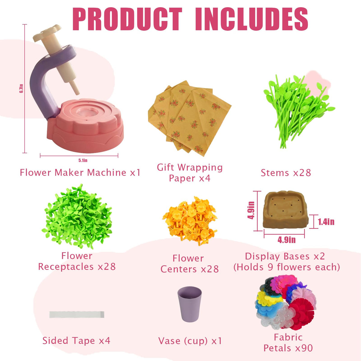 Soupost petal-stamen-stem assembly set helps kids practice fine motor skills.