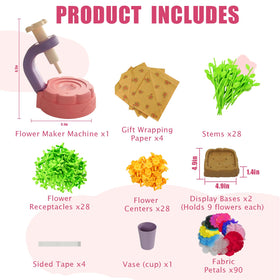 Soupost petal-stamen-stem assembly set helps kids practice fine motor skills.