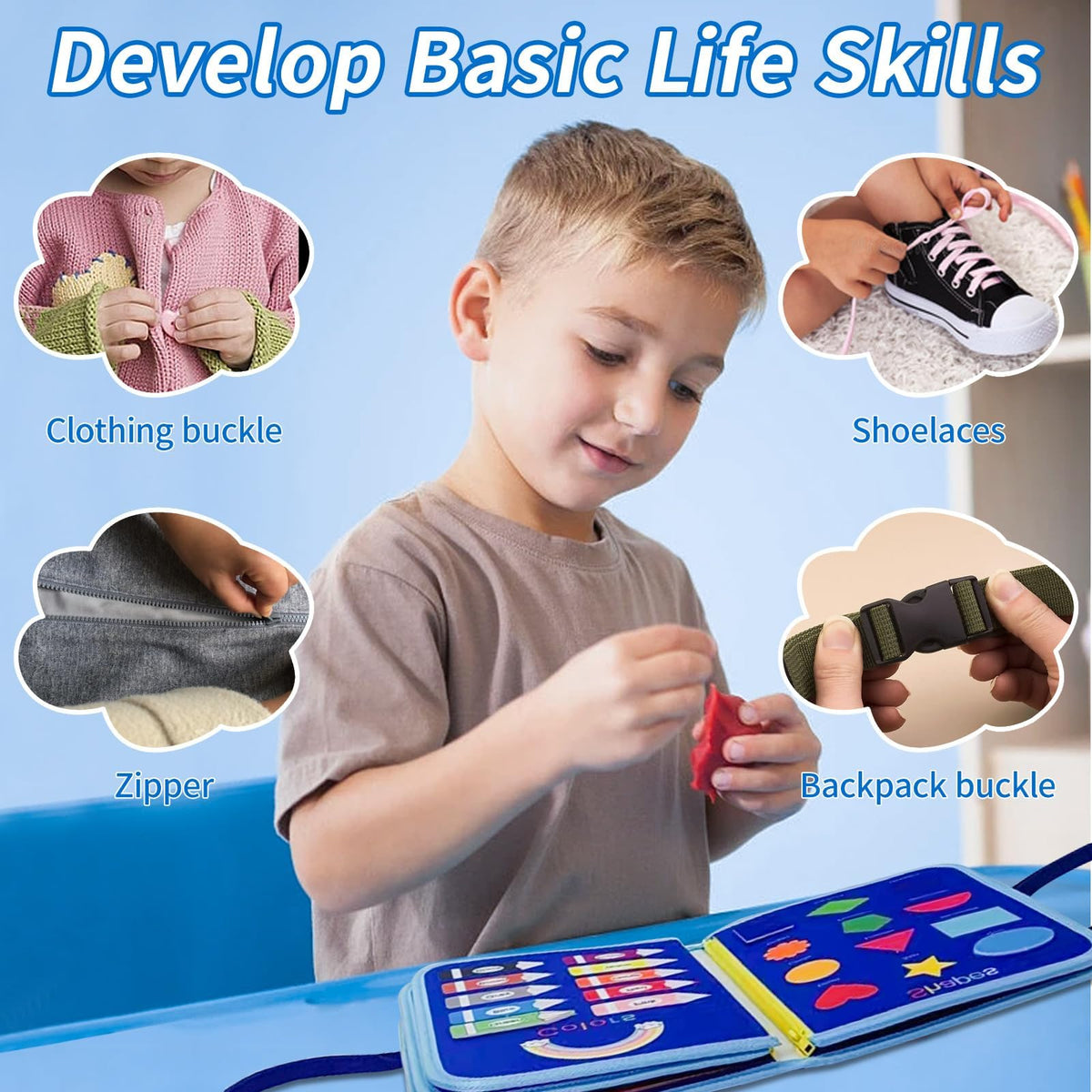 Soupost Busy Board color matching page sparking color learning and creativity