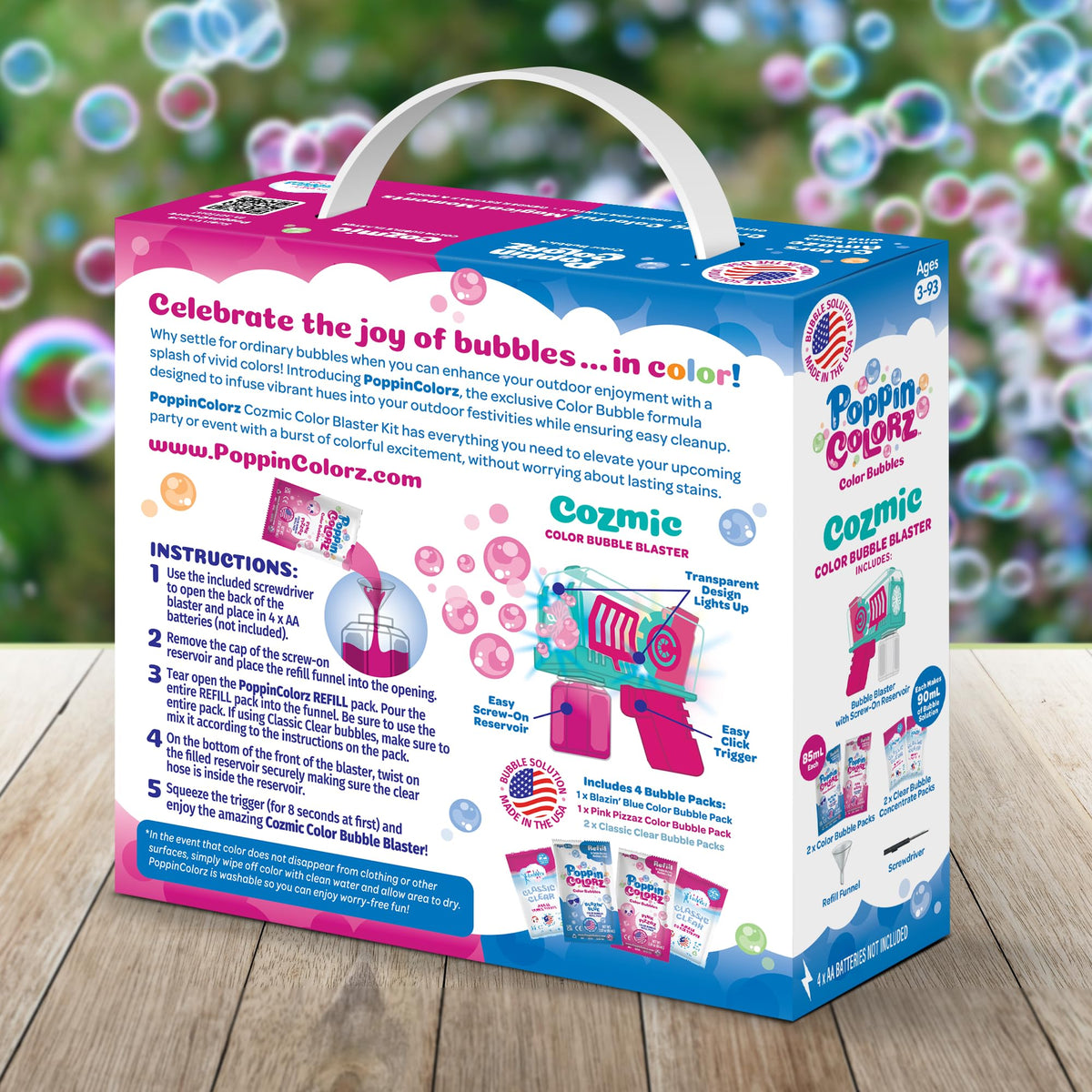 PoppinColorz All-in-One party set suitable for gatherings and gifts