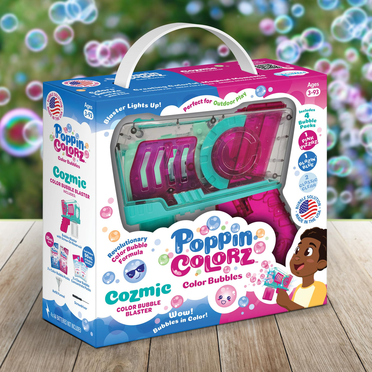 PoppinColorz Glowing color bubbles bursting with magical effect