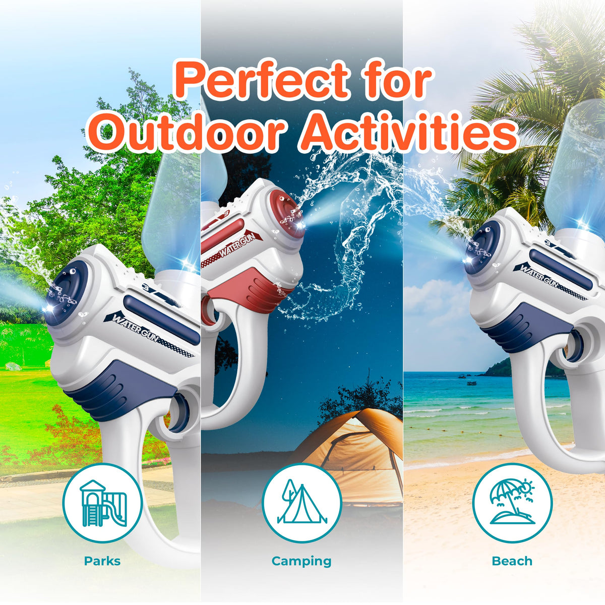 South Beach Bubbles no-pump action keeps play simple and mess-free.