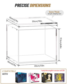 SOWANO magnetic lid display case ensures secure closure and easy access