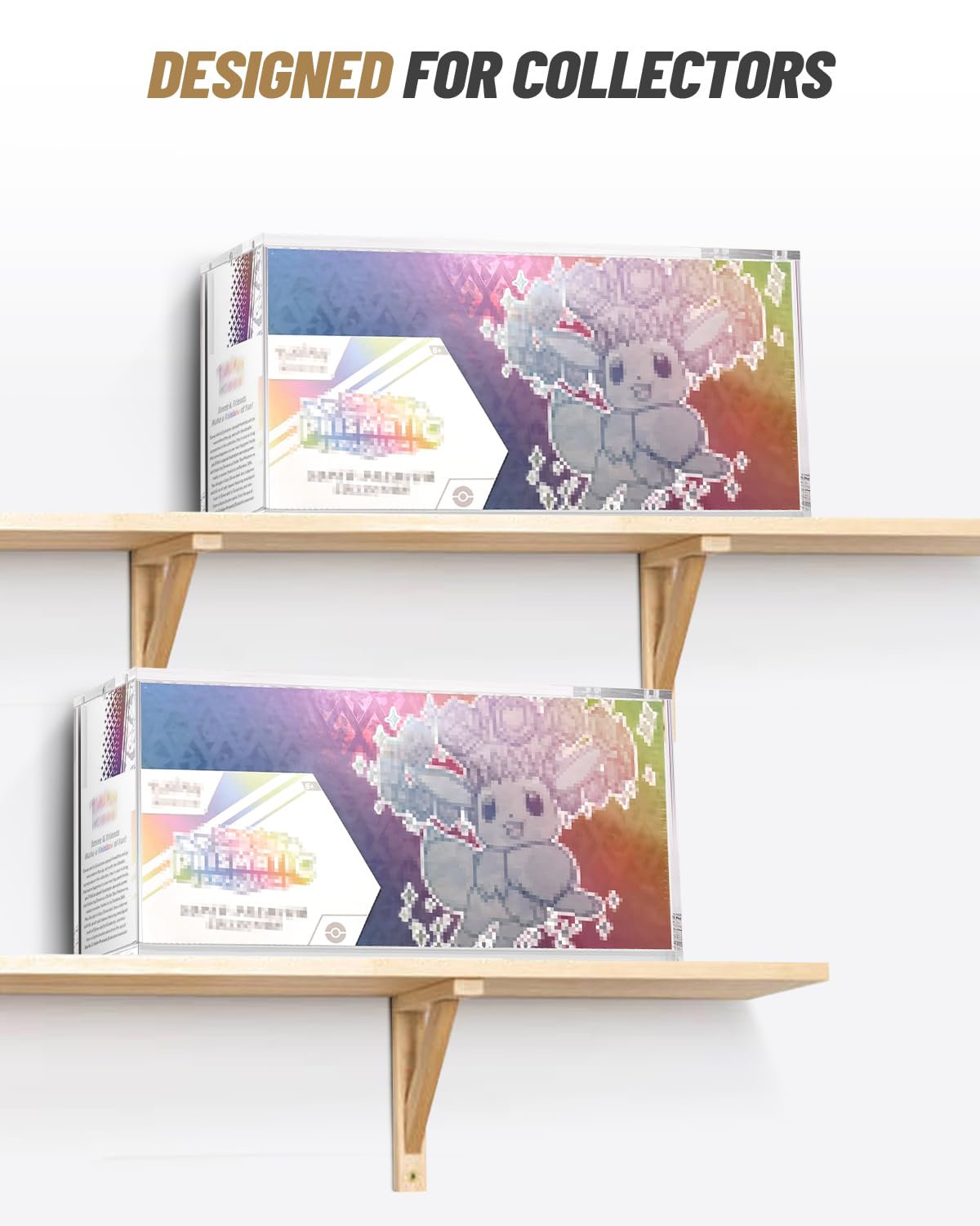 SOWANO magnetic lid secures access and supports growing your showcase over time.