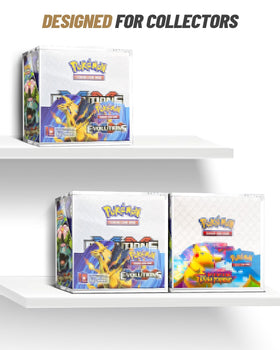 SOWANO PKMN booster box case protects from dust and UV for mint condition