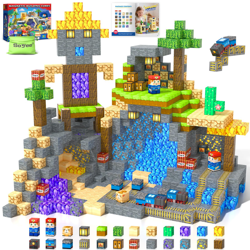 Soyee desert mine bricks spark creative desert adventures and engineering play.