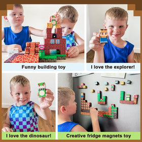 Soyee Magnetic Blocks open-ended play invites kids to imagine and shape their own game worlds