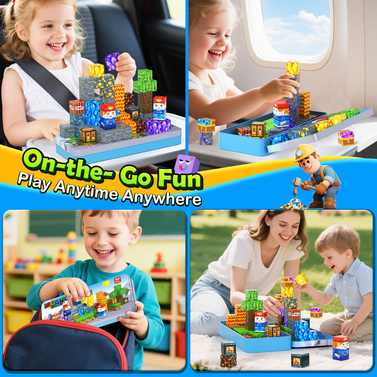Soyee beginner kit promotes early construction skills during trips.