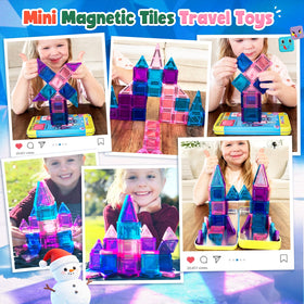 Soyee Magnetic Tiles 2D-3D builders encourage imagination and spatial skills