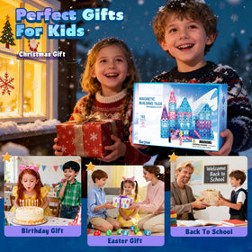 Soyee Magnetic Tiles educational play sparks STEM exploration in kids.
