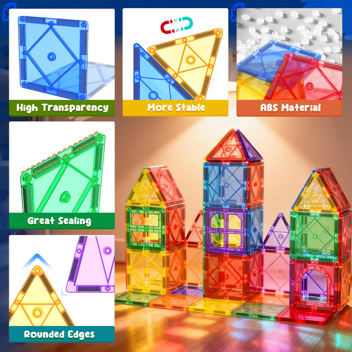 Soyee magnetic tiles gift packaging makes a ready holiday present