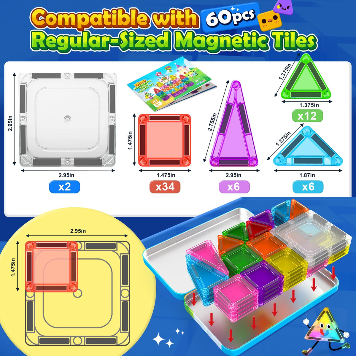Soyee tiles in a car-play scene ideal for on-the-go learning moments.