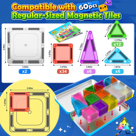 Soyee tiles in a car-play scene ideal for on-the-go learning moments.