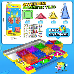 Soyee magnetic tiles enable 2D and 3D models with vivid colors