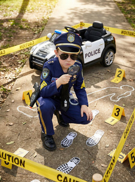 Soyoekbt police costume hat adds a realistic finishing touch for role-play.