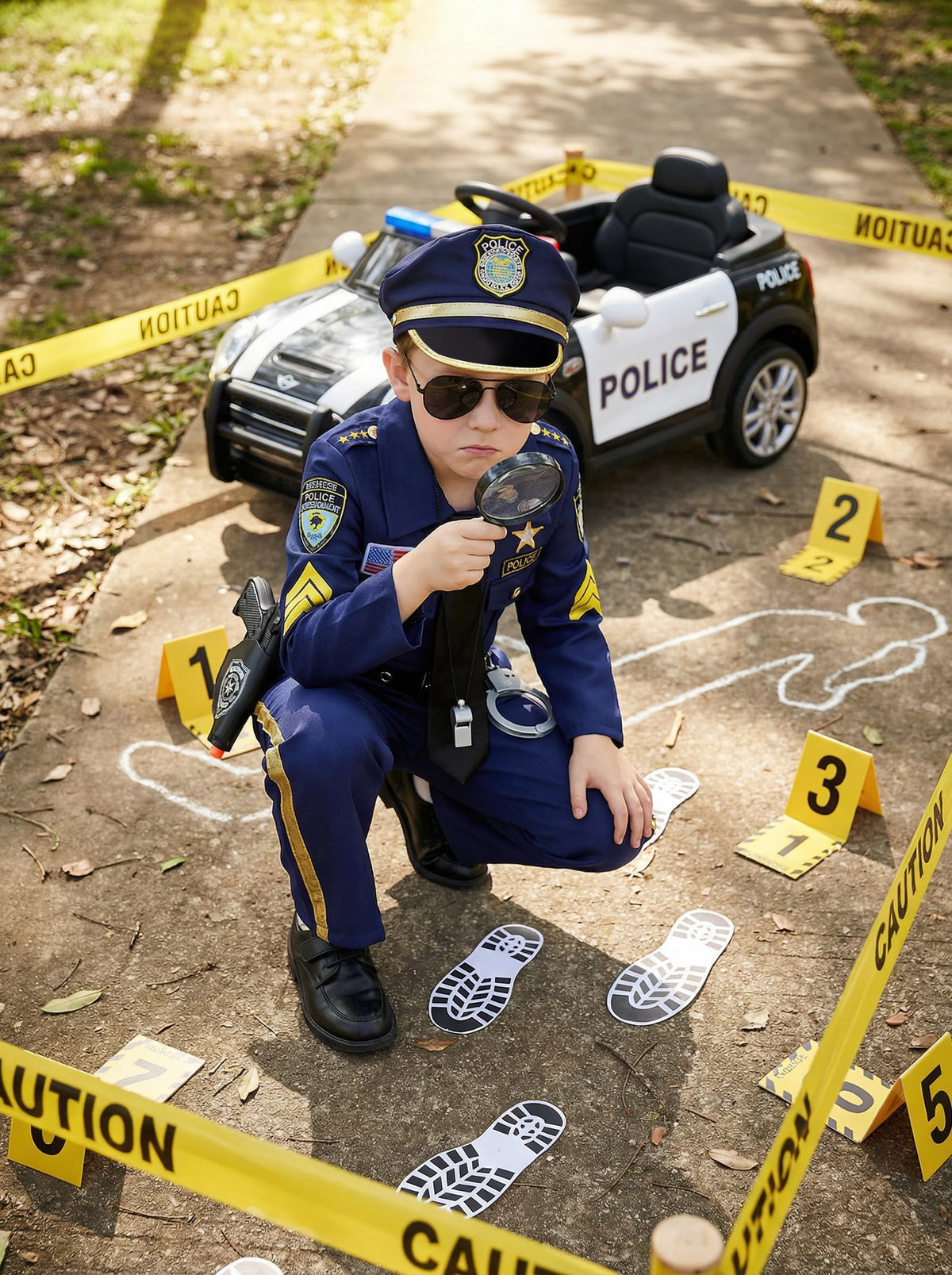 Soyoekbt police hat completes authentic kid cop look.