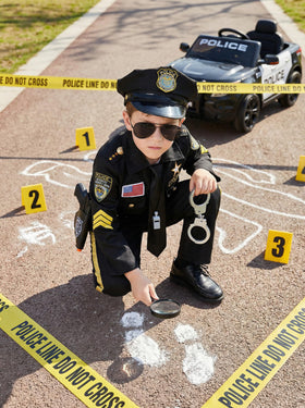 Soyoekbt police officer costume hat adds authentic look for pretend play.