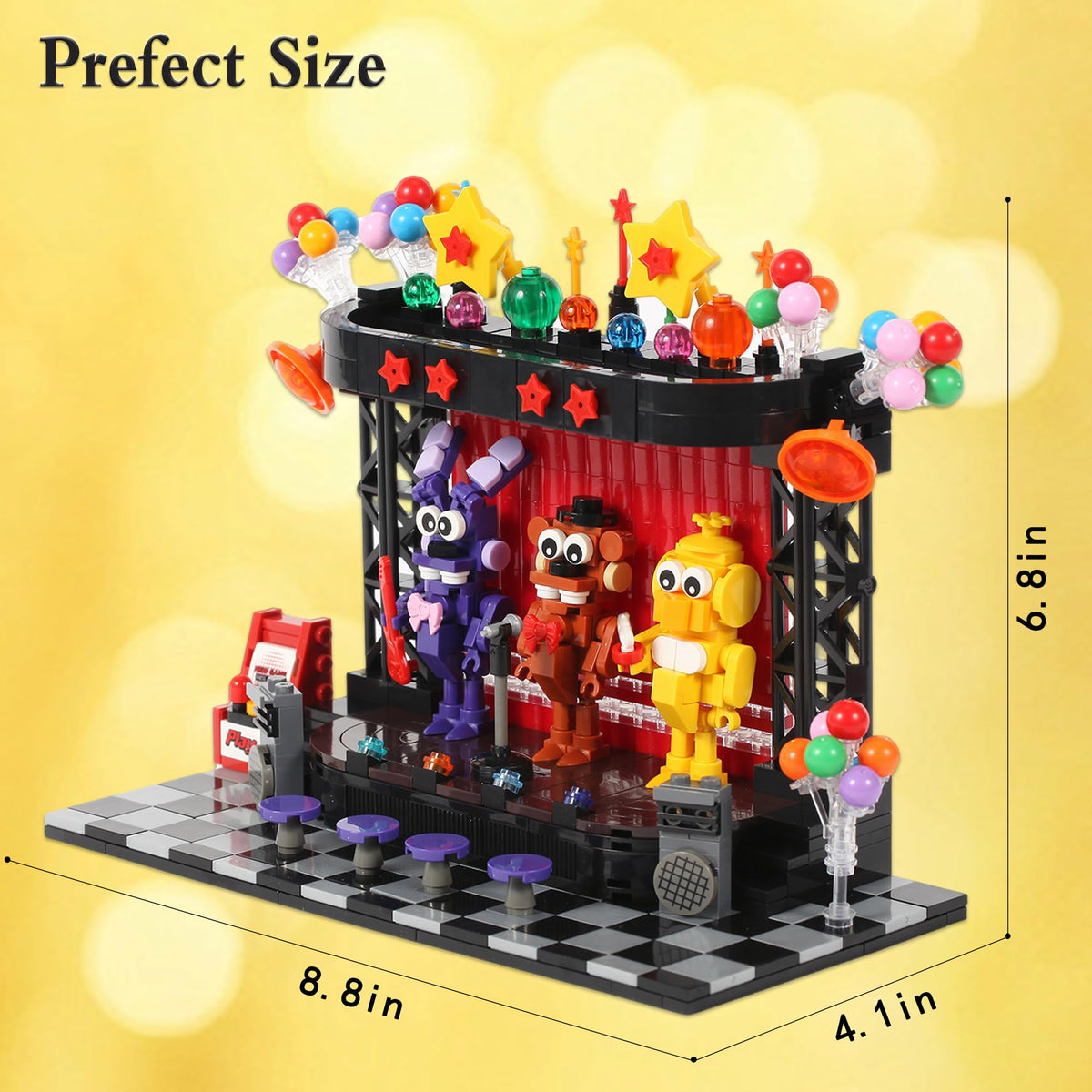 Spaciolo chicken on stage: quirky character adds charm to any display or diorama.