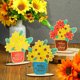 Spakon Christian wooden sign for Mother's Day displays in church settings.