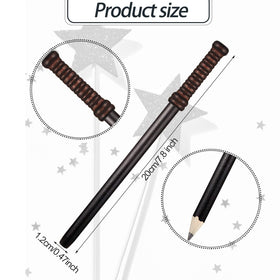 Spakon wand-pencil wood texture highlights tactile writing appeal.