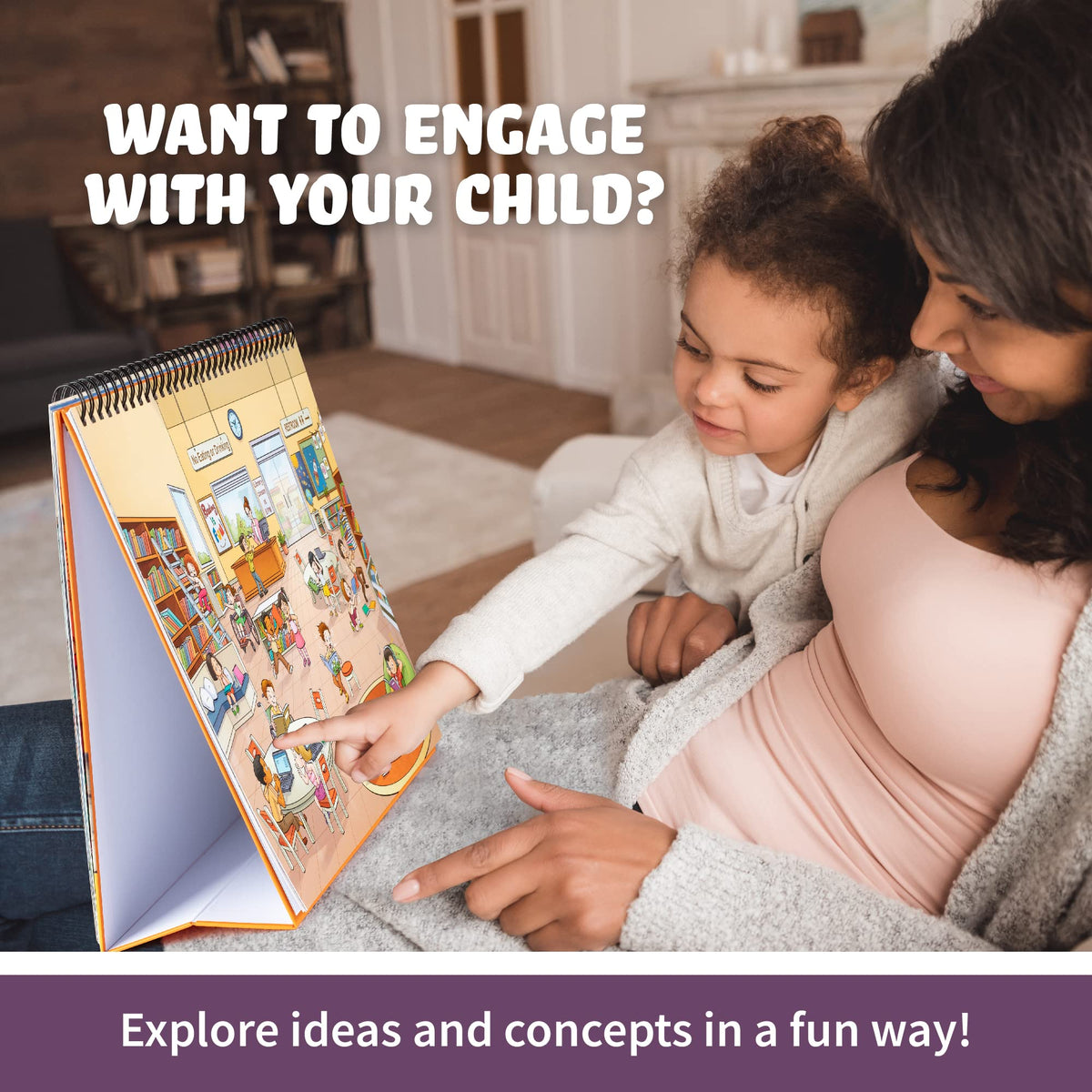 SPARK INNOVATIONS pull-out prompt cards with bubble stickers boost creative activities.