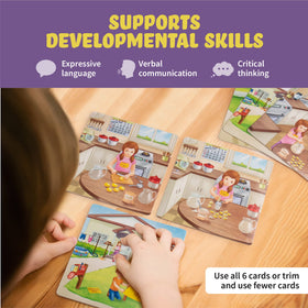 Spark Innovations cards include a complete storytelling prompt manual for guidance