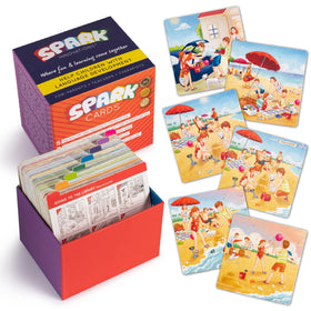 Spark Innovations sequencing cards storytelling set — vivid visuals for engaging classroom storytelling