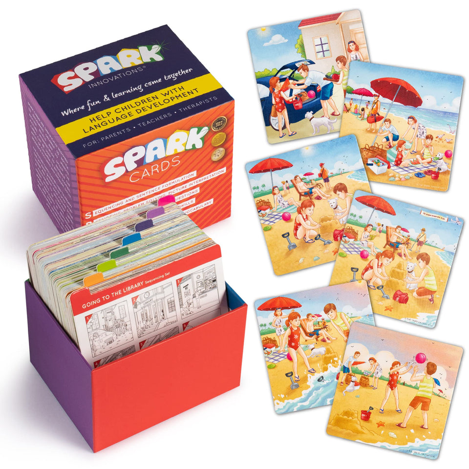 Spark Innovations sequencing cards storytelling set — vivid visuals for engaging classroom storytelling